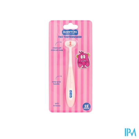Babyton Tandenborstel Toothhugger Roze Pinky