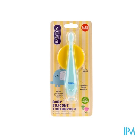 Babyton Baby Silicone Tandenborstel Veiligheidssch