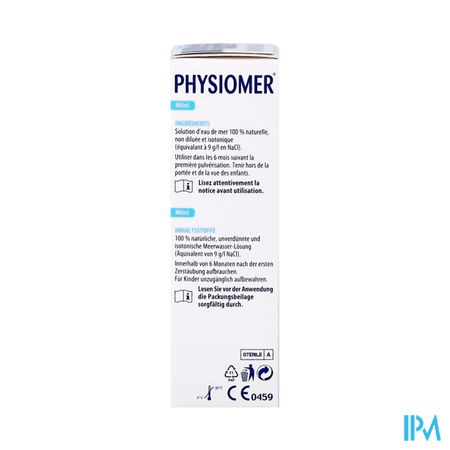 Physiomer Mini Spray 20ml New