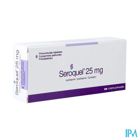 Seroquel 25 Comp 6 X 25mg
