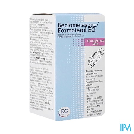 Beclometasone Formoterol EG 200Mcg/6D Susp Inh.120