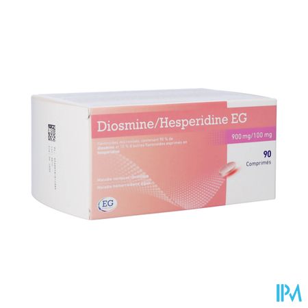 Diosmine+Hesperidine EG 900Mg+100Mg Tabl 90