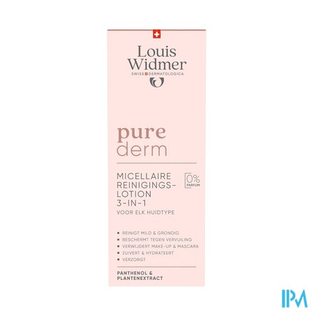 Widmer Pured Lotion Nettoyante Micell.n/parf 200ml