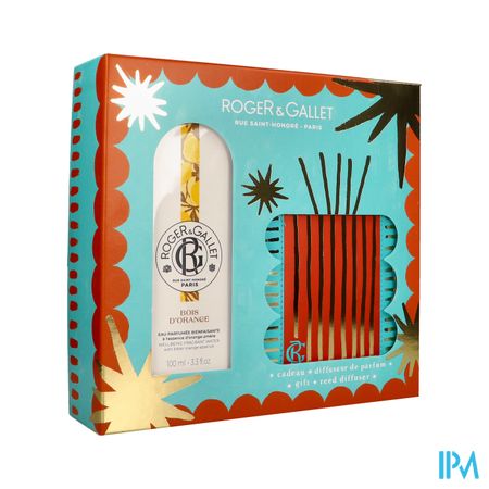 Roger&gallet Kerstset Bois Orange 100ml+diff 2025