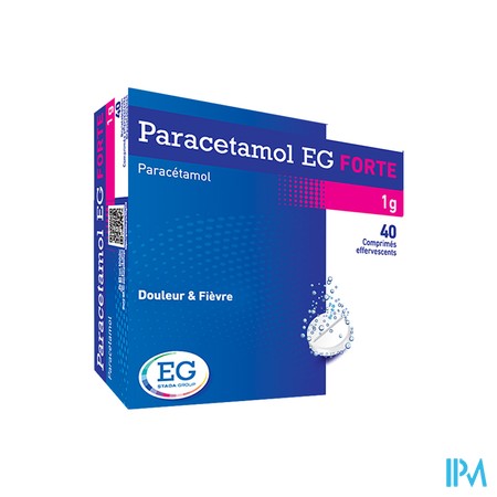 Paracetamol EG Forte 1G        Comp Eff. 40X1000Mg