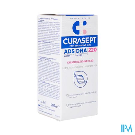 Curasept Ads/dna220 Bain Bouche Chx 0,20 200ml