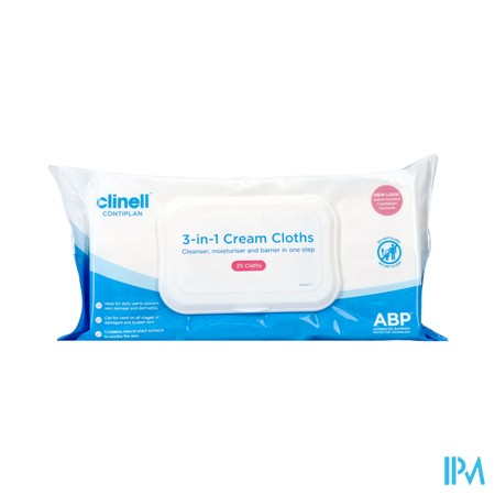 Clinell Continentiezorg Doekjes 25 St