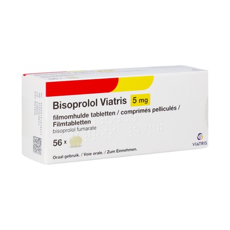 Bisoprolol Viatris 5,0mg Tabl 56