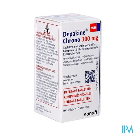 Depakine Chrono 300 Lib. Prolongee Comp 50 Fl