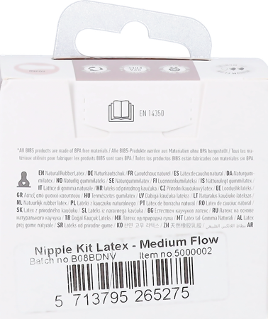 Bibs Zuigfles Spenen Latex Duopack M