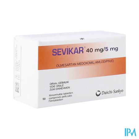 Sevikar 40mg/5mg Filmomh Tabl 28