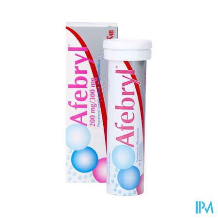 Afebryl 200mg/300mg Bruistabl 16 Nf