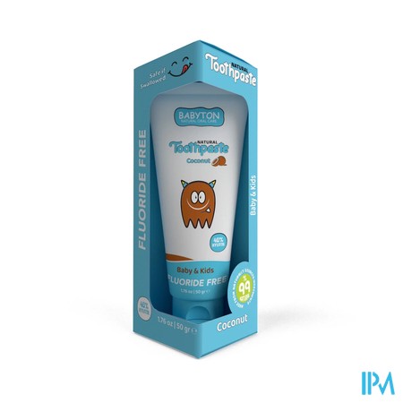 Babyton Natuurlijke Tandpasta Kokos Baby/kids 50g