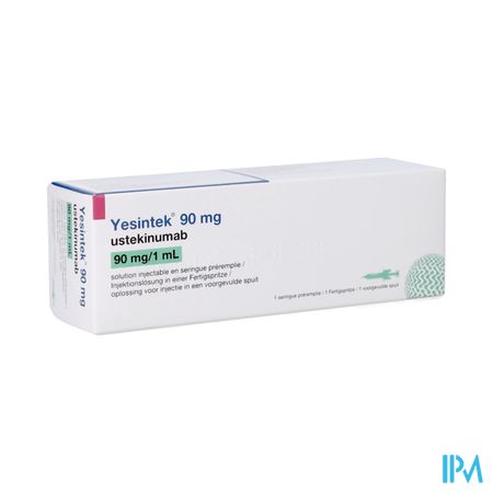 Yesintek 90mg Opl Inj Voorgevulde Spuit 1ml