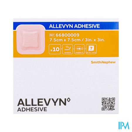 Allevyn Verb Adh Hydrocel. 7,5x 7,5cm 10 66800009