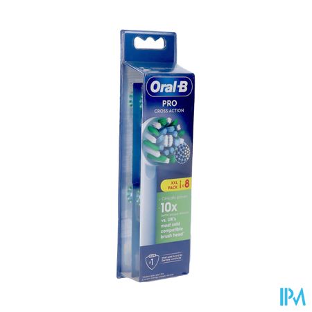 Oral-b Refill Eb50 Xf Cross Action Opzetborstels 8