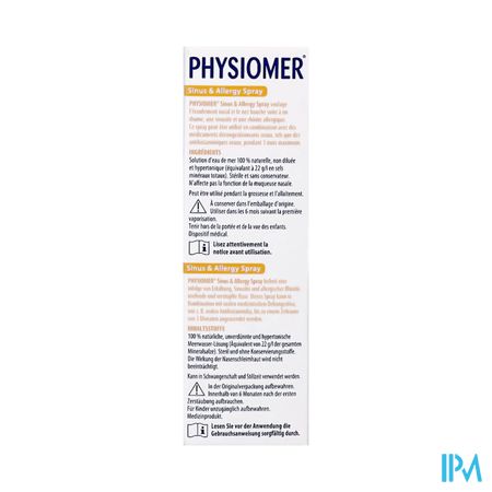 Physiomer Sinus Pocket 20ml New Verv.2374817