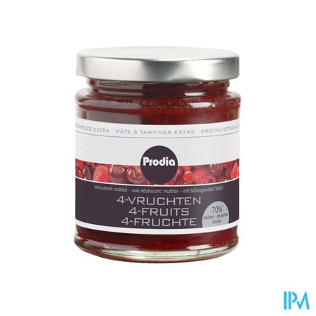 Prodia Tartinade Extra 4 Fruits 215g 5681 Revogan