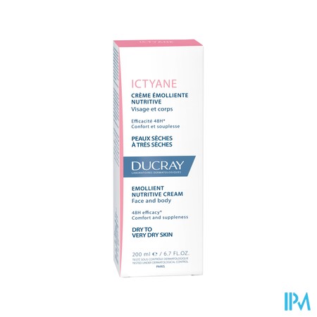 Ducray Ictyane Creme A/dessechement Tube 200ml Nf