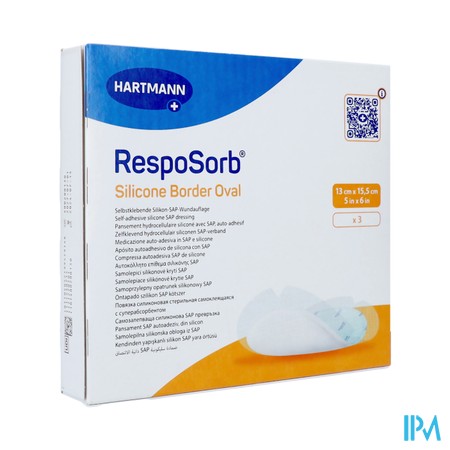 Resposorb Silicone Border Oval 13x15,5 3 4130190
