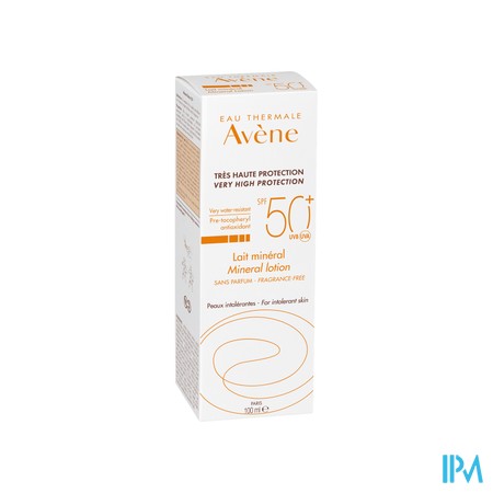Avene Zon Spf50+minerale Melk Z.hoge Besch. 100ml
