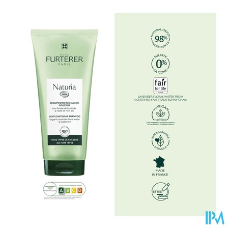 Furterer Naturia Shampoo Tube 200ml