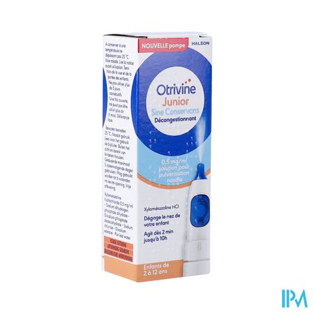 Otrivine Junior Decongest. 0,5mg/ml Sol Pulv 10ml