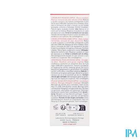 Uriage Roseliane Creme Anti Roodheid Ip30 40ml