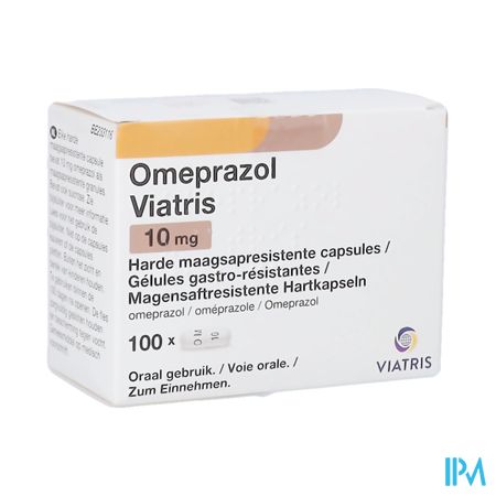 Omeprazol Viatris 10mg Caps 100