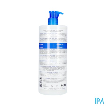 Uriage Dermo-phy Dermatologis. Reinigingscreme 1l