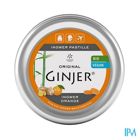 Ginjer Original Pastilles Bio 40gr - Lemon Pharma