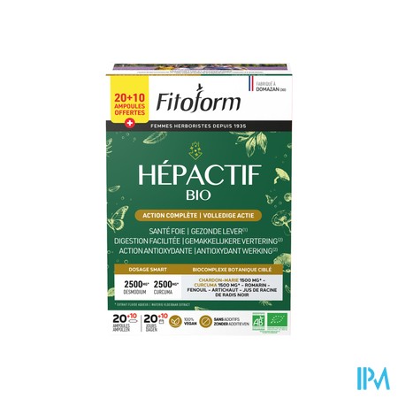 Hepactif Bio Verrijkt Aan Curcuma Amp 30(20+10grat
