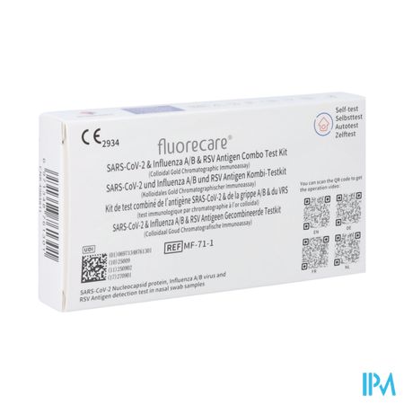Fluorec.kit Test Comb.a/geen Sars-cov2&inf.a/b&rsv