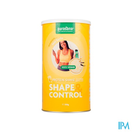 Purasana Vegan Shape&control Prot.shake Vanil.350g