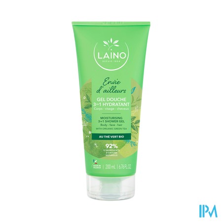 Laino Douchegel 3in1 Groene Thee Tube 200ml