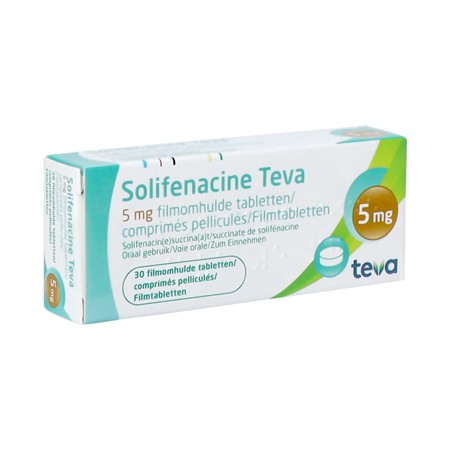 Solifenacine Teva Filmomh Tabl 30 X 5mg