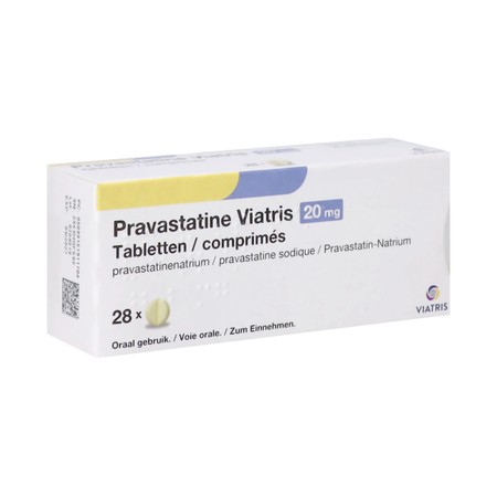 Pravastatine Viatris 20mg Tabl 28