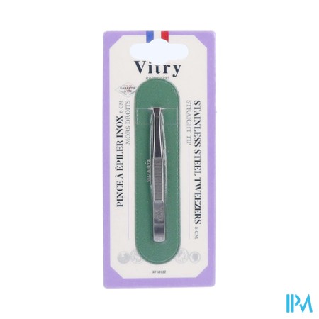 Epileerpincet Recht Inox