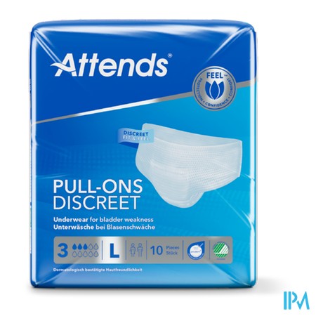 Attends Pull-on Plus 3 Discrete l 10