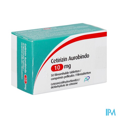 Cetirizin Aurobindo 10mg Filmomh Tabl 50