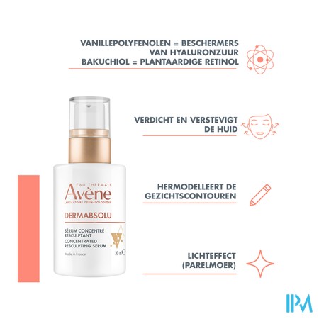 Avene Dermabsolu Serum Geconc. Resculpting 30ml