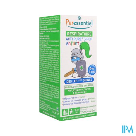 Puressentiel Ademhaling Siroop Actipure Fam. 125ml