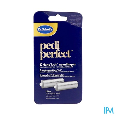 Scholl Pedi Perf. Elek.voetvijl Navul.nanotech 2