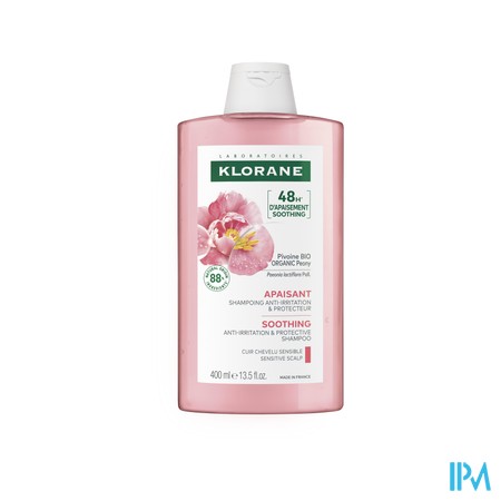 Klorane Capil. Sh Pioenroos Bio 400ml
