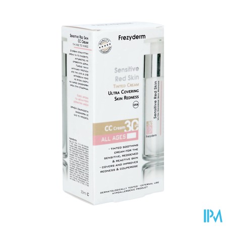Frezyderm Sensitive Red Skin Tinted Cr Spf30 30ml