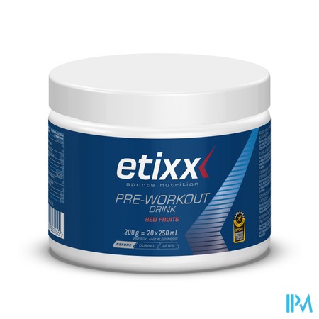 Etixx Pre-workout Red Fruits Pdr 200g