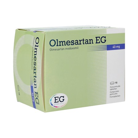Olmesartan EG 40Mg Filmomh Tabl  98 X 40Mg