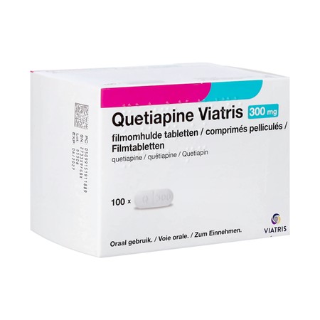 Quetiapine Viatris 300mg Filmomh Tabl 100