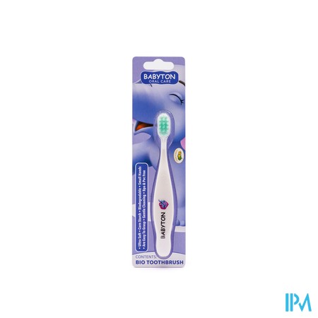 Babyton Bio Tandenborstel Olifant Baby/kids