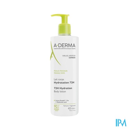 Aderma Indisp.lichaamsmelk Hydraterend 400ml